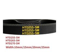 moto drive belt HTD 5M Timing Belt C=255/265/270 Width10/15/20/25mm HTD5M Synchronous Belt 255-5M 265-5M 270-5 Closed-loop