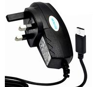 Moto E7 Plus Charger - Micro USB UK 3 Pin Mains Charger Adapter for Huawei Moto E7 Plus (Micro USB, Mains Charger) (Black)