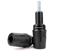 Moto Engine Fairing Guard Frame Sliders Anti Crash Pad Protector For MT07 MT-07 Fz07 Tracer 2014-2025 Falling Protection Falling Protector Frame Sliders(BLACK)