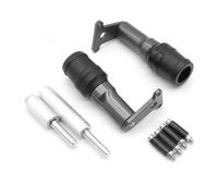Moto Engine Frame Sliders Fairing Guard Anti Crash Pad Protector For Kawasaki For Ninja 250 400 Z400 2018 2019 Falling Protection Falling Protector Frame Sliders(Titanium)