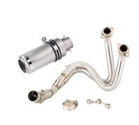 Moto Exhaust Pipe For Kawasaki For ER6N For ER6F For Versys 650 For Z650 For Ninja 650 Exhaust Front Link Pipe Muffler DB Killer Muffler Exhaust(Color 2)