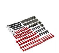 Moto Fasteners Compatible With Ducati For Multistrada 1000 1100 1200 749 999 848 1098 1198 190PCS Motorcycle Body Fairing Bolt Screw Bolts And Nuts Set(Red)