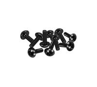 Moto Fasteners Compatible With For Ninja 1000 ZX1000G For Ninja 1000R ZX1000A For Ninja 250 EX250E 10x Motorcycle Bodywork Fairing Windshield Wellnuts Bolts(Black)