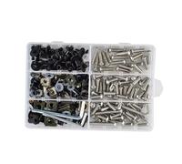 Moto Fasteners Compatible With For Ninja 300 EX300 2016 For Ninja 300 EX300B ABS 2013 2014 For Ninja 300 EX300A 2013 Motorcycle Fastener Clip Screw(D 253pcs)