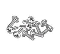 Moto Fasteners Compatible With For Ninja 500 EX500A For Ninja For 500R EX500D For Ninja 600R ZX600A 10xMotorcycle Fastener Clip Bodywork Fairing Screw(Silver)