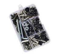 Moto Fasteners Compatible With For Ninja 500R EX500D For Ninja 650 EX650A For Ninja 650 EX650E Motorcycle Bodywork Fairing Bolts And Nuts Set(C 195pcs)
