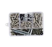Moto Fasteners Compatible With For Ninja 500R EX500D For Ninja 650 EX650A For Ninja 650 EX650E Motorcycle Bodywork Fairing Bolts And Nuts Set(A 155pcs)