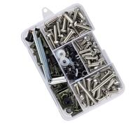 Moto Fasteners Compatible With For Ninja 500R EX500D For Ninja 650 EX650A For Ninja 650 EX650E Motorcycle Bodywork Fairing Bolts And Nuts Set(B 177pcs)