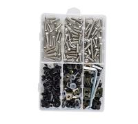 Moto Fasteners Compatible With For Ninja For ZX12R ZX1200B For Ninja For ZX12R ZX1200A For Zephyr 750 ZR750C Motorcycle Nuts And Bolts Set(D 253pcs)