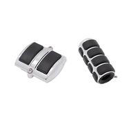 Moto Foot Pedal For Kawasaki For Vulcan 800 900 1500 1600 For VN800 For VN900 For VN1500 For VN1600 VN1700 Classic Custom Motorcycle Shift Peg & Brake Pedal Cover Foot Pedals Rests(Chrome)