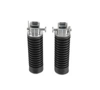 Moto Foot Pegs Footrest 1pair Rubber Rear Frame Passenger Footrest Foot Pegs Pedals Black For CG125 Universal Motorcycles Motorbike Moto