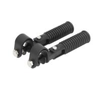 Moto Foot Pegs Footrest 2Pcs Universal Motorcycle Gear Shift Shifter Lever Foot Pad Pedal Start Foot Pegs Pad Moto Accessories 26mm-31mm Guard Rod(Black)
