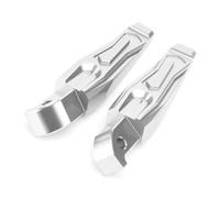 Moto Foot Pegs Footrest For 2001-2021 For TMAX500 For TMAX530 DX SX For TMAX560 CNC For TMAX 530 500 For T-MAX 560 2017 2018 Motorcycle Rear Foot Peg Footrest(Silver)