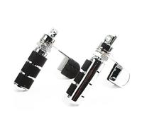 Moto Foot Pegs Footrest For DYNA For FXDF FAT BOB For FXDC FXDX For Sportster XL Softail Motorcycle Skull Anti-Vibe Foot Pegs Male Mount Heel Rest