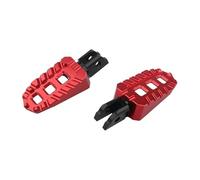 Moto Foot Pegs Footrest For G310GS For G310R For G 310 GS G 310 R 2017-2024 For G310RR For G 310 RR 2023-2024 Rear Passenger Foot Pedal Foot Pegs(B-Red)