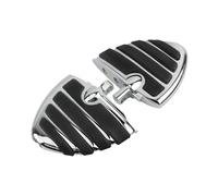 Moto Foot Pegs Footrest For Iron For XL 883 1200 For Dyna For 10mm For Male Universal Motorcycle Foot Pegs Footrest Pedal Front Rear Foot Peg Rest Modification(Silver)