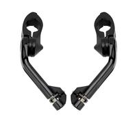 Moto Foot Pegs Footrest For Kawasaki For Suzuki 1.25" Motorcycles Foot Rest Engine Guard Highway Foot Pegs Mount(Style2)