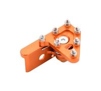 Moto Foot Pegs Footrest For Kawasaki For Suzuki For EXC SX XC CRF CR RM RMZ WR YZ YZF Universal Motorcycle Rear Brake Lever Pedal Step Tip(Orange)