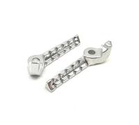 Moto Foot Pegs Footrest For Kawasaki KLX 250 KLX250 Motorcycle Foot Rests Pedals Rear Footrest Polished Footpeg Passenger Pegs