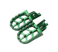 Moto Foot Pegs Footrest For KAWASAKI KX250 KX450 KX250F For KX450F For KX250X For KX450X KLX450R 2007-2022 Motorcycle CNC Foot Rests Footrest Footpegs(Green)