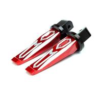 Moto Foot Pegs Footrest For KYMCO For AK550 For AK 550 2017-2020 2018 2019 Motorcycle Rear Passenger Footrests Accessories Scooter Foot-Peg Foot Rests Pedals(Red)