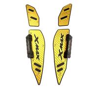 Moto Foot Pegs For XMAX 300 2020-2023 Motorcycle Footpads Front And RearPegs Plate Aluminum Alloy Pedal Modified Skid Proof Footrest(Yellow)