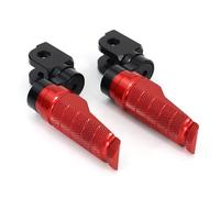 Moto Footpegs Pedal For CB1000R For CB600F For CB650F For CBF1000 Motorcycle Front Foot Pegs Footrest Adjustable Fit Footrests(Red)