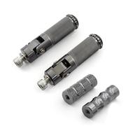 Moto Footrest Universal Motorcycle Folding Footrests Footpegs Foot Rests Pegs Pedals Set Motorcycle Foot Pegs(Gray set)