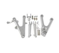 moto footrests Compatible With For YZF-R6 2003 2004 2005 For YZF-R6S 2006 2007 2008 2009 Motorcycle Front Footrest Foot Pegs Bracket Modified Parts