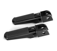 Moto Front Footpeg Compatible With Suzuki For B-KING 2008 2009 2010 2011 For DL250 For V-STROM 2017 2018 2019 For Katana 2019 Motorcycle Foot Pegs Upgrade Accessories(Black)