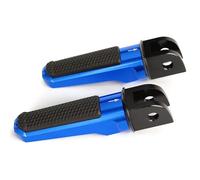 Moto Front Footpeg Compatible With Suzuki For B-KING 2008 2009 2010 2011 For DL250 For V-STROM 2017 2018 2019 For Katana 2019 Motorcycle Foot Pegs Upgrade Accessories(Blue)