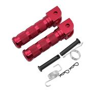 Moto Front Footpeg For CB900F 2002-2007 For CBF600 2008 2009 2010 For CBR500R 2013-2014 Motorcycle Aluminum Rear Pedal For ATV Dirt Bike General Purpose Upgrade Parts(Red)