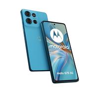 moto g75 5G 256GB, Handy Aqua Blue, Artificial Leather, Android 14.8 GB LPDDR4X