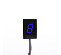 Moto Gear Indicator Compatible With Ducati For Scrambler 400 2016 2017 For Scrambler Sixty2 2020 Motorcycle Gear Indicator 1-6 Digital Gear Meter Accessories(Blue)