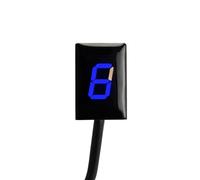 Moto Gear Indicator For Z750 For Z750R 2010 2011 2012 For Z800 For Z800e 2013 2014 2015 2016 2017 Motorcycle For Speed Display Meter Motorbike Gear Shift Indicator(Blue)