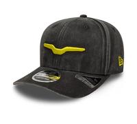 Moto Guzzi Washed 9Seventy Cap Stretch Snap Adults - Black