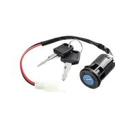 Moto Ignition Coil Moped Ignition Key Switch 2 Wire 28mm Hole ATV Dirt Bike Accessory Electric Motorcycle Go-Kart On/Off Tool Durable