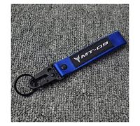 Moto Keychain For YAMAHA MT09 MT-09 FZ09 FZ-09 MT 09 FZ 09 Motorcycle Keyring Key Holder Nylon Fabric Stitching Souvenir Gift Motorbike Key Rings (Color : Blue, Size1 : 1)