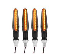 Moto Led Flowing Blinker 335SMD Flashing Signals Lamp Universal Motorcycle Turn Signal Light Built Relay 12V Flasher Turn Signals