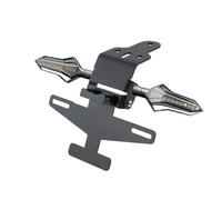 Moto License Plate Bracket For 450SR Short Tail License Plate Bracket Kit With LED Running Light No-Drill Installation Sporty Waterproof(A Running Light)