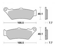 Moto-master Aprilia Etv 1000 01-05/etv 1000 Abs 05-07/moto 6.5 96 Sintered Brake Pads