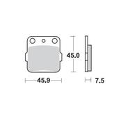 Moto-Master Racing 91411 SinterPRO Brake Pads