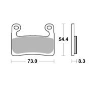 Moto-master Bmw 413501 Sintered Brake Pads