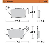MOTO-MASTER BRAKE PAD ROADPRO SINTER HONDA, YAMAHA, BMW, KTM, TRIUMPH 403402