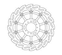 Moto Master Flame Series Floating Front Left Brake Disc - Honda CBR900RR Fireblade 1992-1993