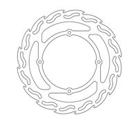 Moto Master Flame Series Front Brake Disc - Honda CR 125/250/500 1987-1994