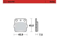 Moto-Master Racing 91411 SinterPRO Brake Pads