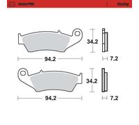 Moto-Master Racing 93411 SinterPRO Brake Pads