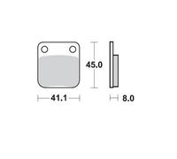 Moto Master Racing Brake Pads For Yamaha YFZ 450 R 2012-2014 Fits Front Or Rear