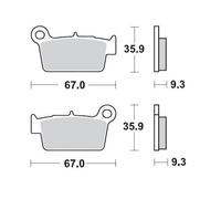 Moto-Master Racing GP 94512 SinterPRO Brake Pads